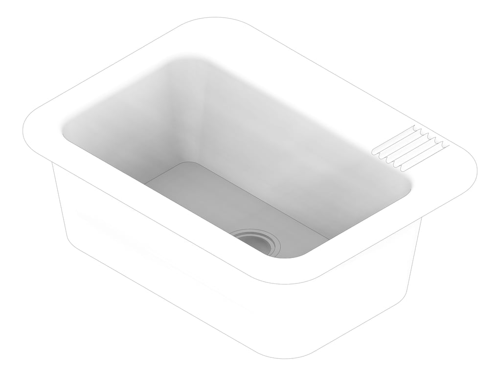 3D Documentation Image of Sink Laundry Seima Eva 23Litres