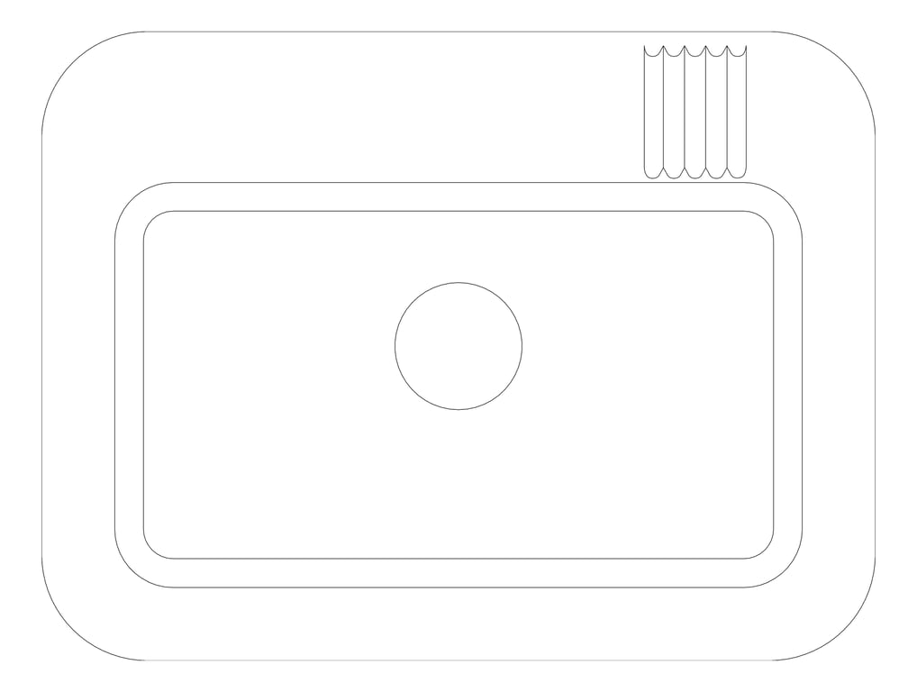 Plan Image of Sink Laundry Seima Eva 23Litres