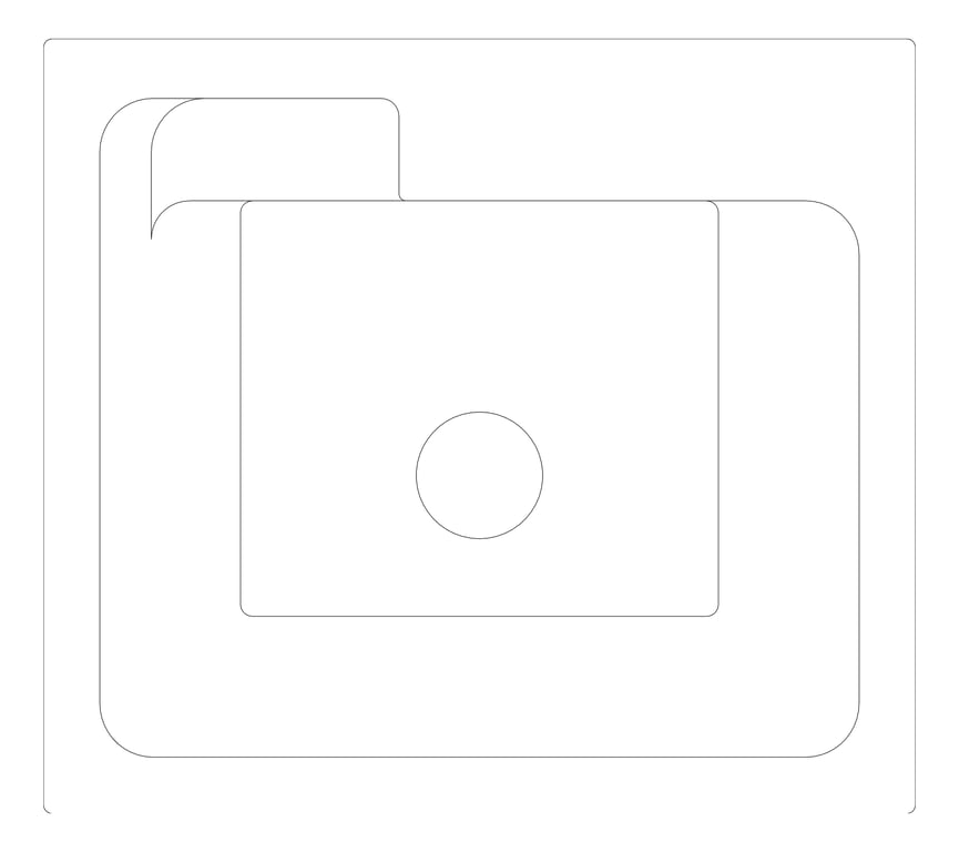 Plan Image of Sink Laundry Seima Eva 45Litres