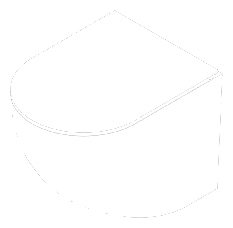 3D Documentation Image of ToiletPan WallHung Seima Arko