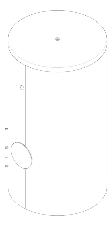 3D Documentation Image of HeatPump Cylinder StiebelEltron DHW Combination