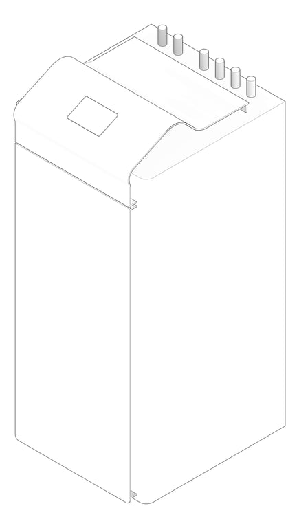 3D Documentation Image of HeatPump Geothermal StiebelEltron 230V