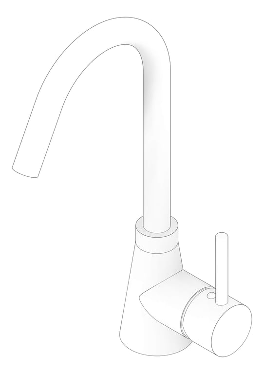 3D Documentation Image of TapSet Sink StiebelEltron Gooseneck