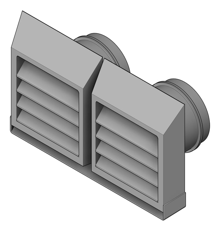 Ventilation AirGrille StiebelEltron Exhaust