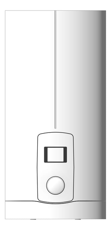 Front Image of WaterHeater Instantaneous StiebelEltron 3Phase Comfort LCD