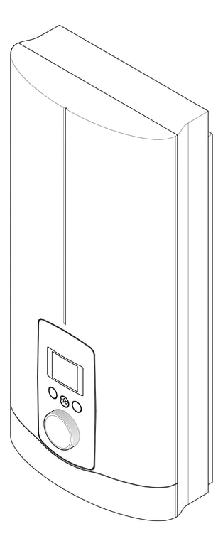 3D Documentation Image of WaterHeater Instantaneous StiebelEltron 3Phase Comfort Plus