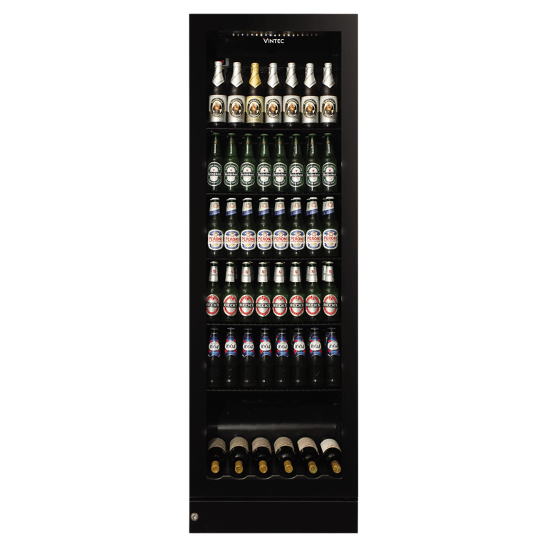 V190BVC-BK Front P DE Image of Refrigerator Freestanding Vintec Beverage 250Bottle