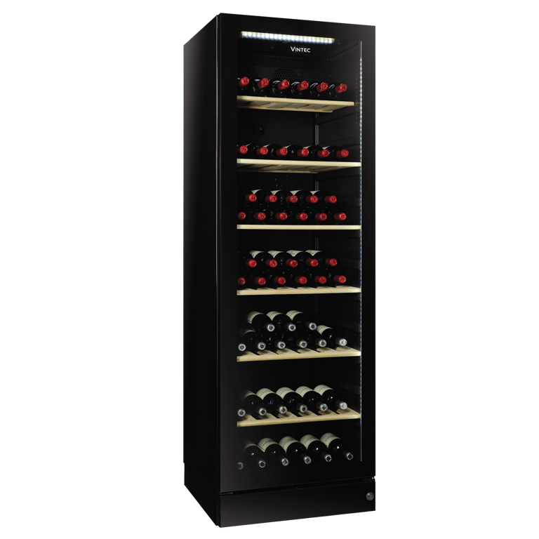 V190SG2E-BKLH Angle W DE Image of Refrigerator Freestanding Vintec Wine 198Bottle