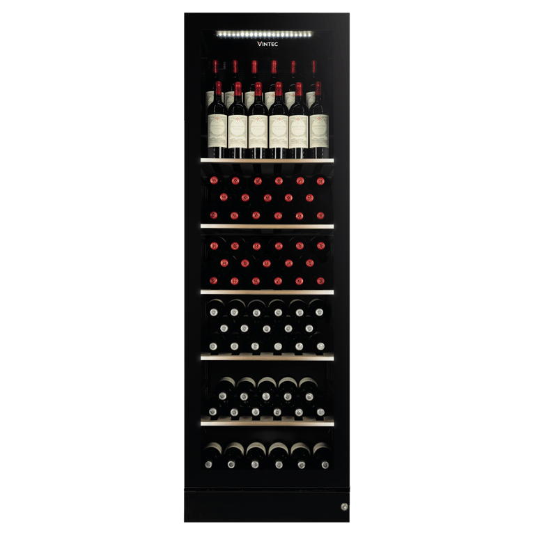 V190SG2E-BKLH Front W DE Image of Refrigerator Freestanding Vintec Wine 198Bottle
