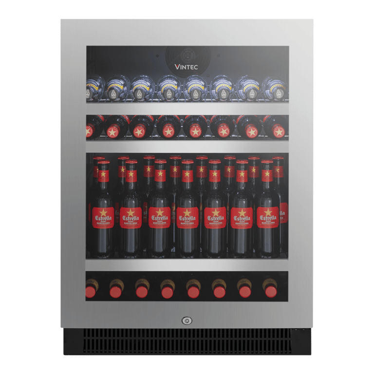 VBS050SSB-X HERO PROP Image of Refrigerator Underbench Vintec Beverage 100Bottle