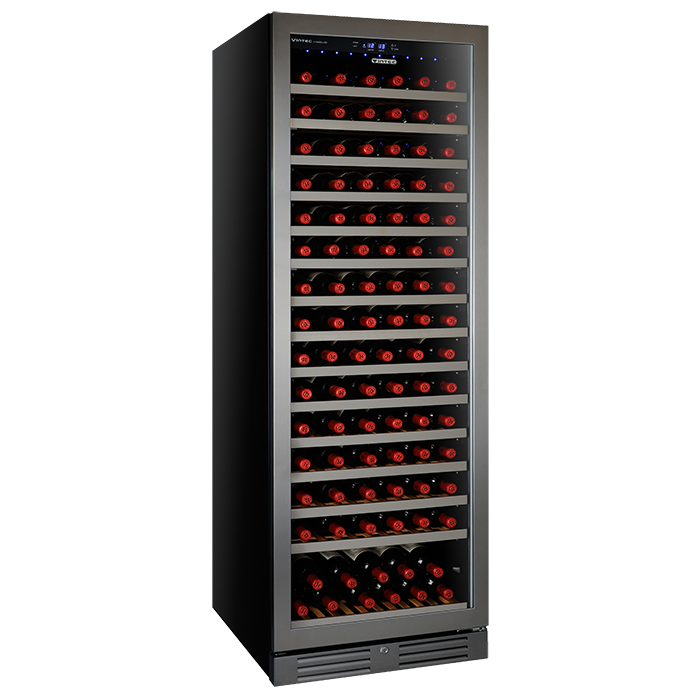 VWS170SSB Angle HERO Image of Refrigerator Freestanding Vintec Wine 170Bottle