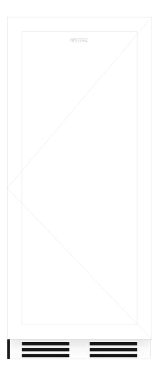 Front Image of Refrigerator Freestanding Vintec Wine 130Bottle