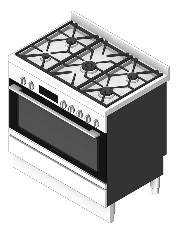Cooker Upright Westinghouse DualFuel