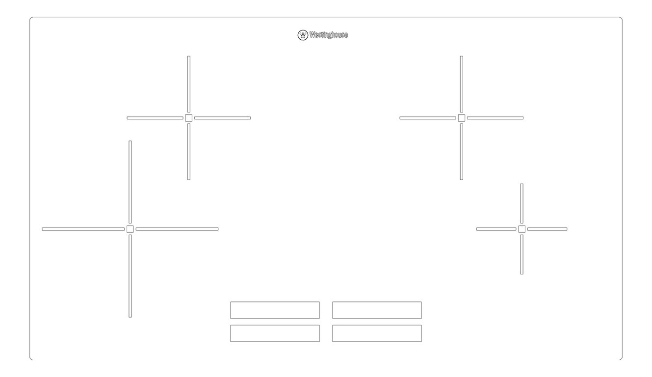 Plan Image of Cooktop Induction Westinghouse 900