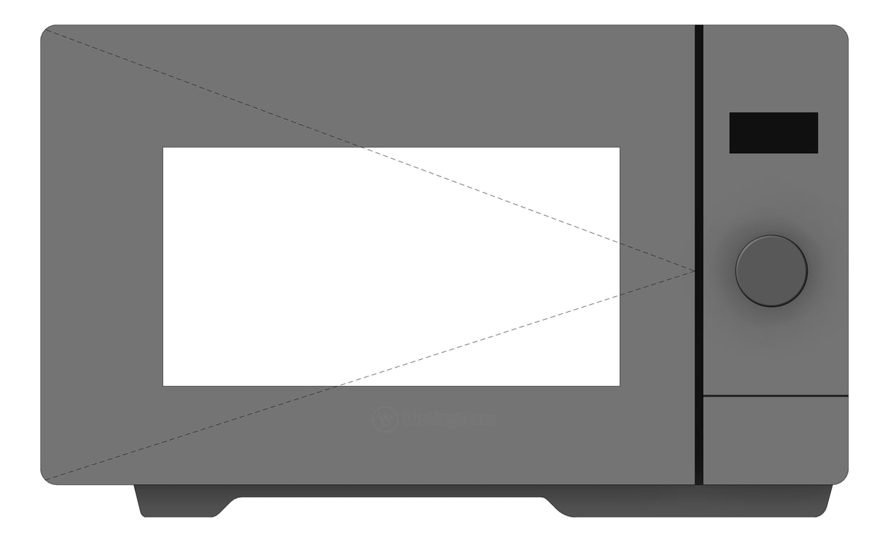 Front Image of Microwave Countertop Westinghouse 29L
