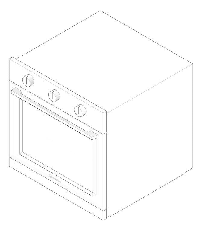 3D Documentation Image of Oven Electric Westinghouse 600