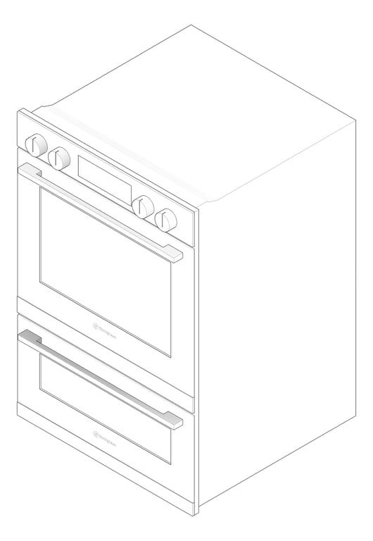 3D Documentation Image of Oven Electric Westinghouse 600 Duo
