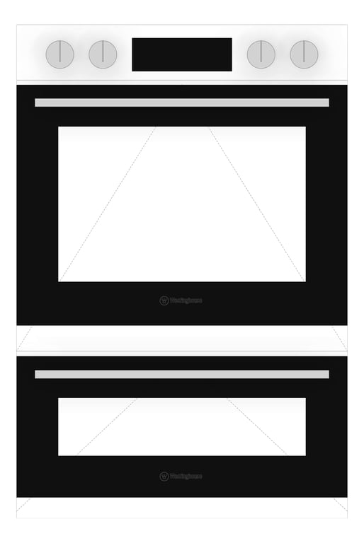 Front Image of Oven Electric Westinghouse 600 Duo