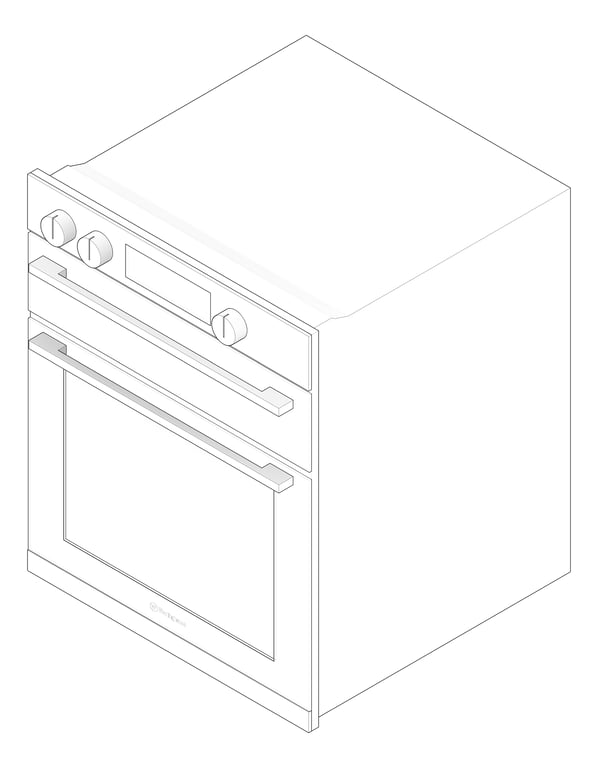 3D Documentation Image of Oven Electric Westinghouse 600 SeparateGrill