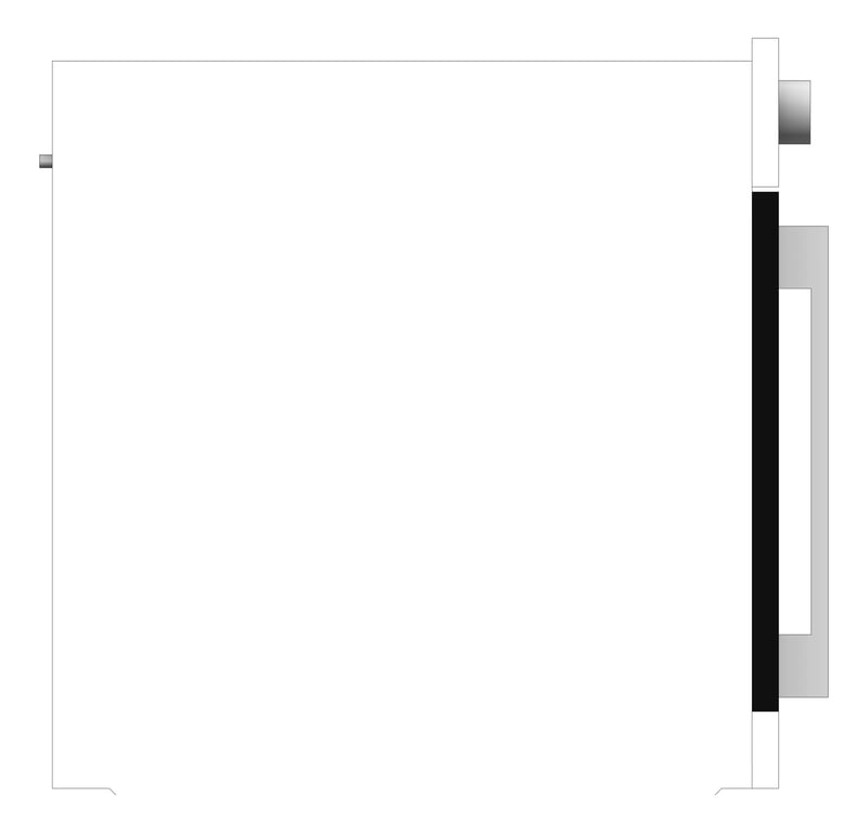 Left Image of Oven Electric Westinghouse 600 SideOpening
