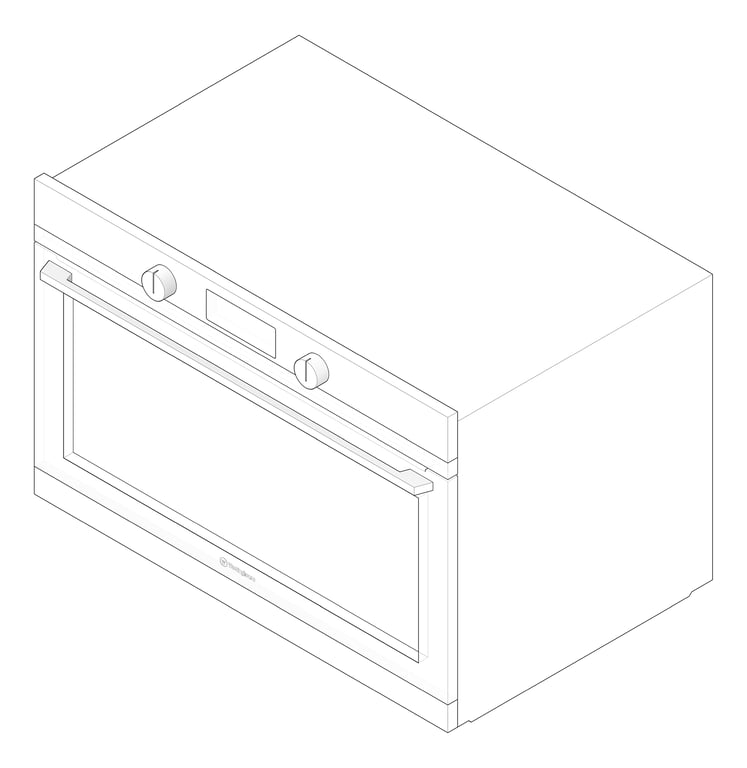 3D Documentation Image of Oven Electric Westinghouse 900