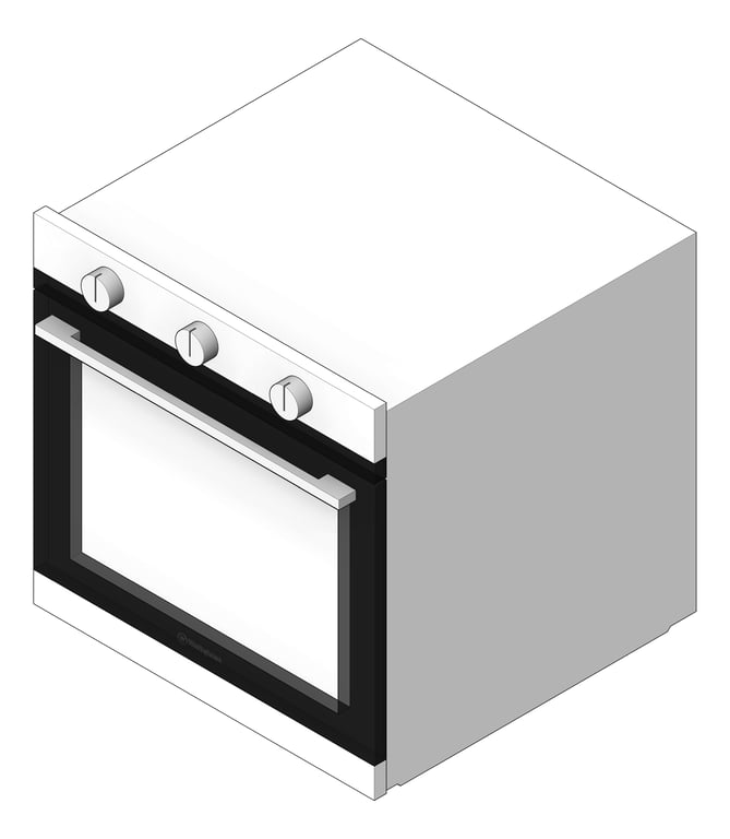 Oven Gas Westinghouse 600