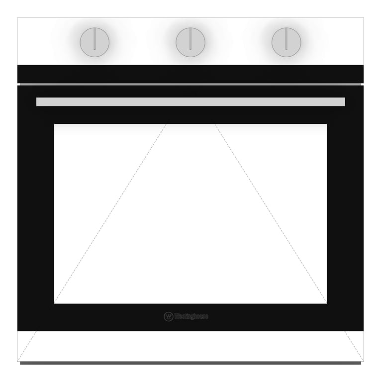 Front Image of Oven Gas Westinghouse 600