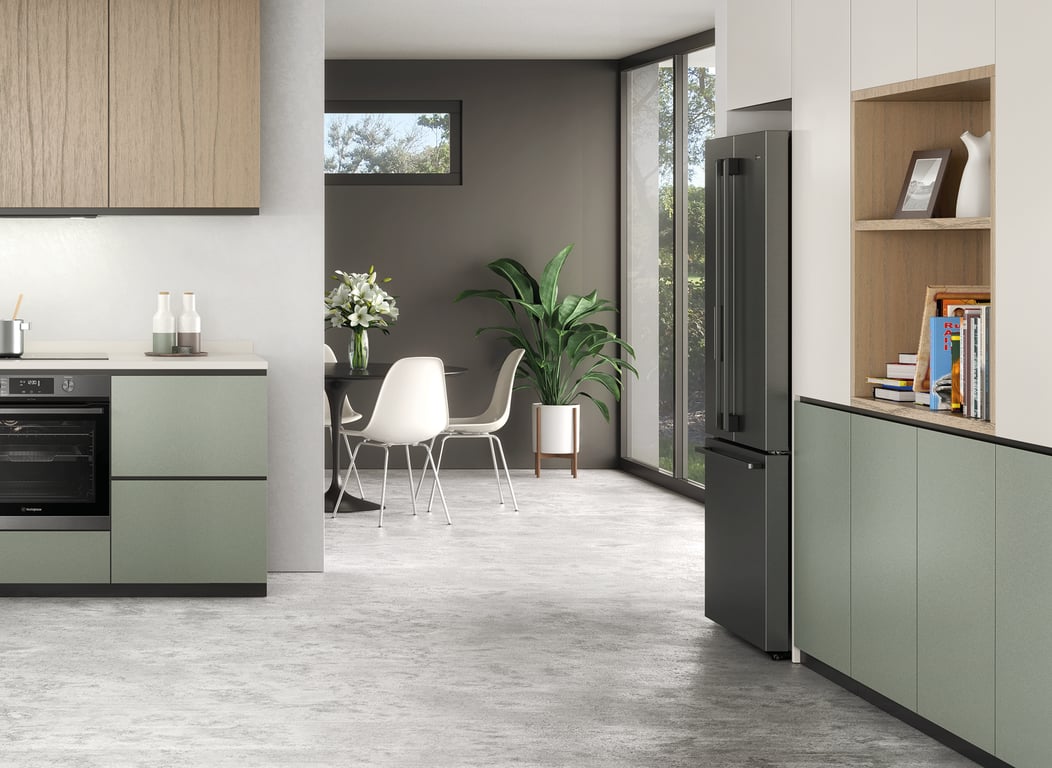 WHE5204BC insitu from SHOT 8 Image of Refrigerator FrenchDoor Westinghouse 491L