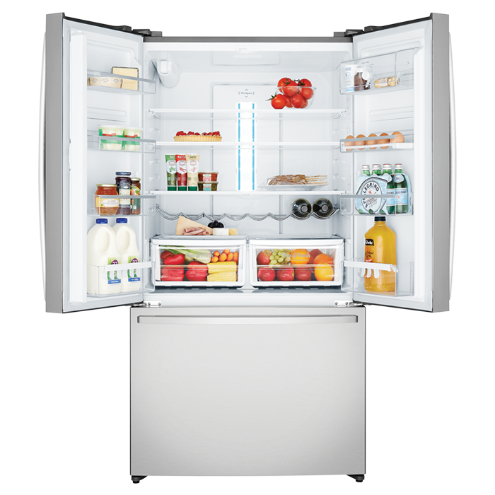 WHE6060SB Hero Front OP Image of Refrigerator FrenchDoor Westinghouse 565L