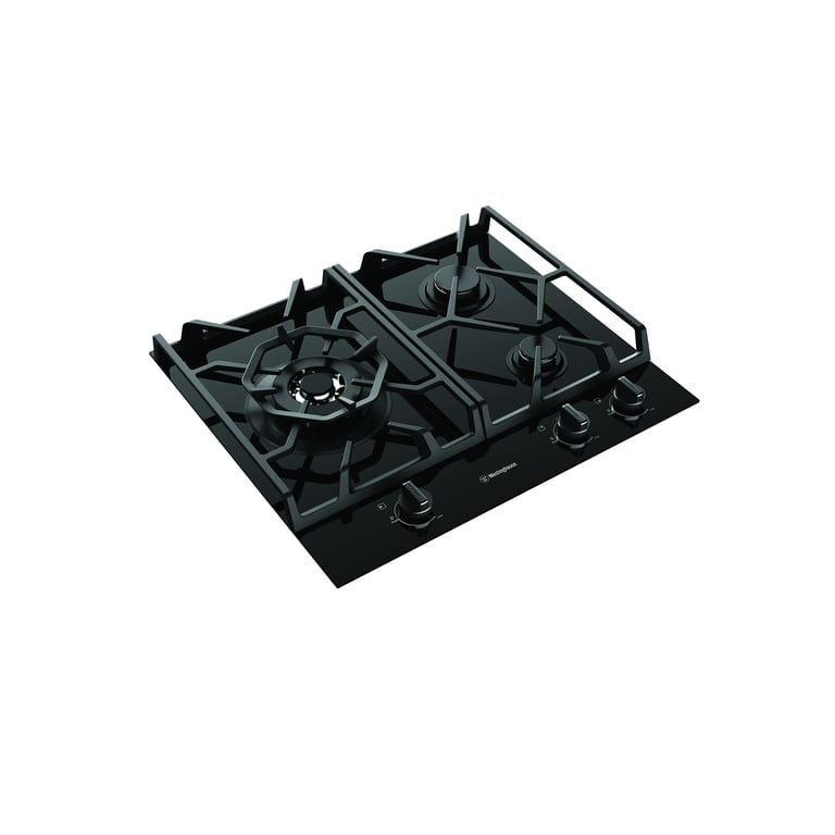 Westinghouse 60cm Ceramic Cooktop WHG635BCA Image of Cooktop Gas Westinghouse 600 Glass