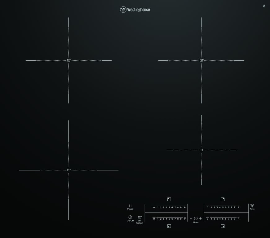 Westinghouse 60cm Induction Cooktop WHI643BD Image of Cooktop Induction Westinghouse 600