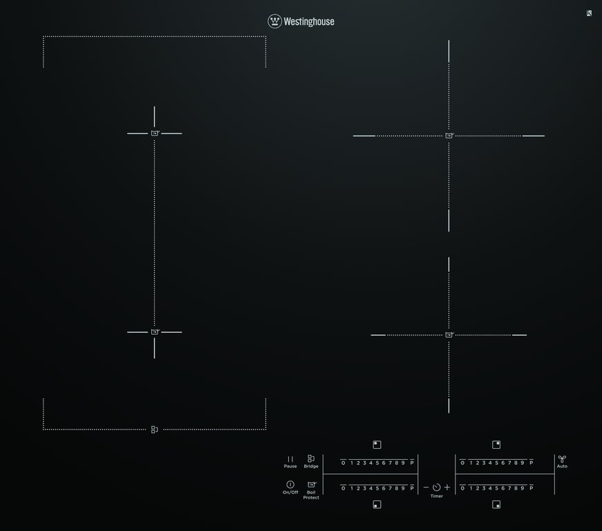 Westinghouse 60cm Induction Cooktop WHI645BD Image of Cooktop Induction Westinghouse 600