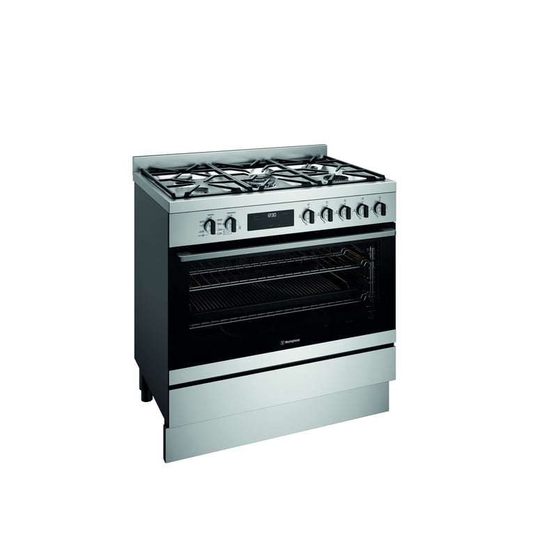 Westinghouse 90cm Freestanding Oven WFE9515SD Image of Cooker Upright Westinghouse DualFuel