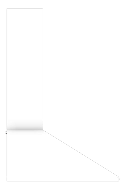 Left Image of Rangehood Canopy Westinghouse 900