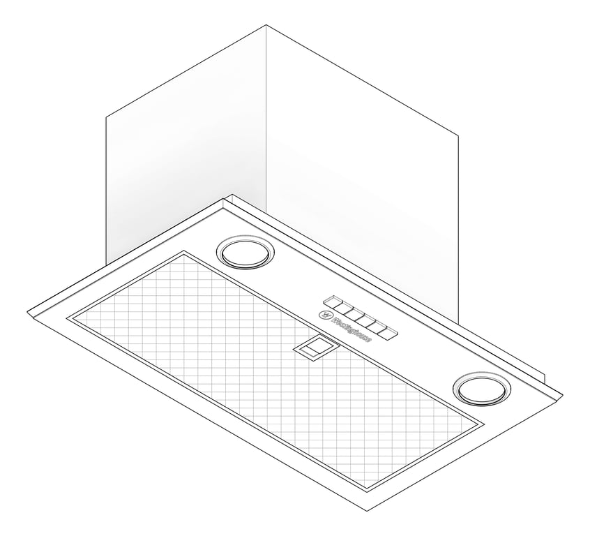 3D Documentation Image of Rangehood Integrated Westinghouse 520