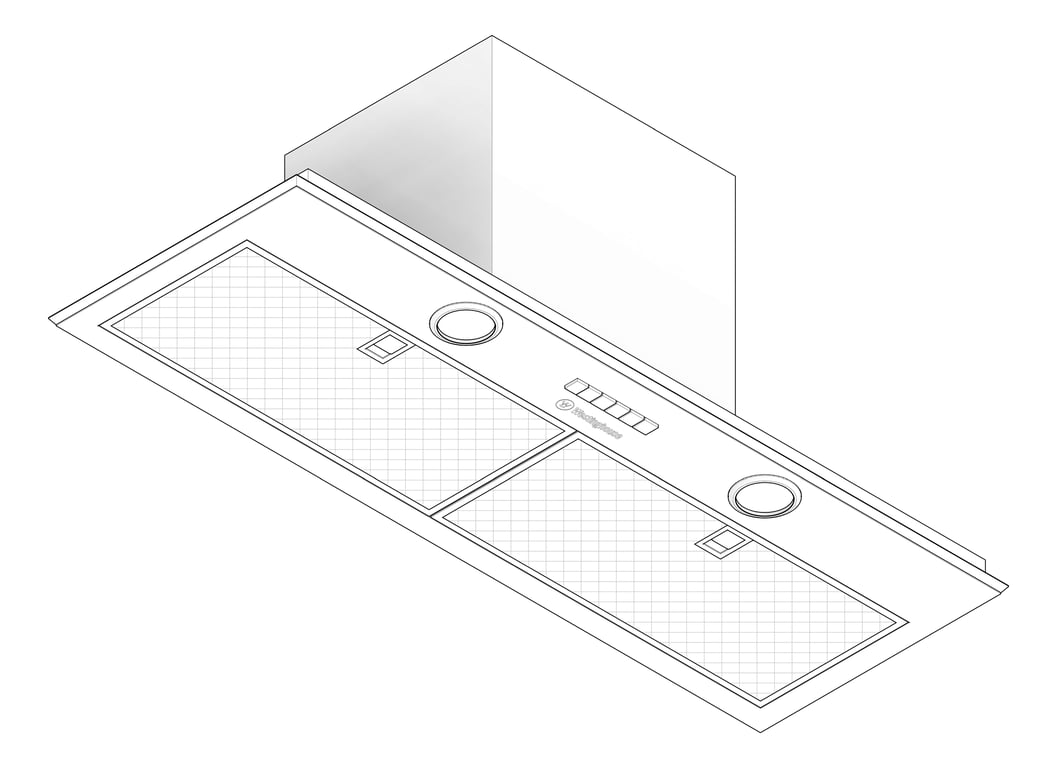 3D Documentation Image of Rangehood Integrated Westinghouse 860
