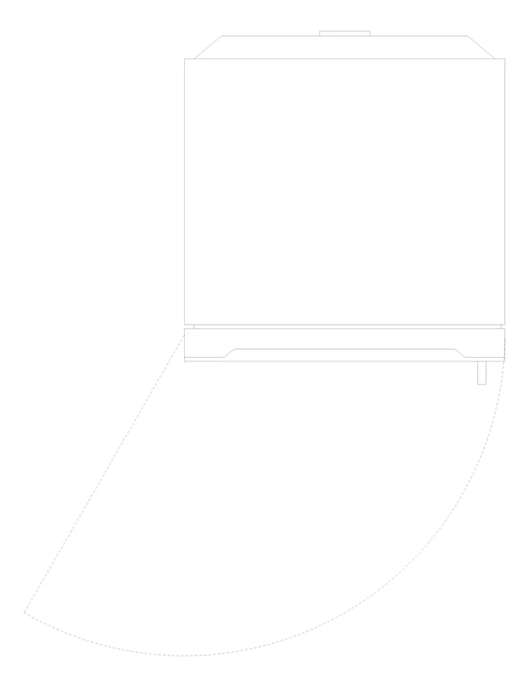 Plan Image of Freezer SingleDoor Westinghouse