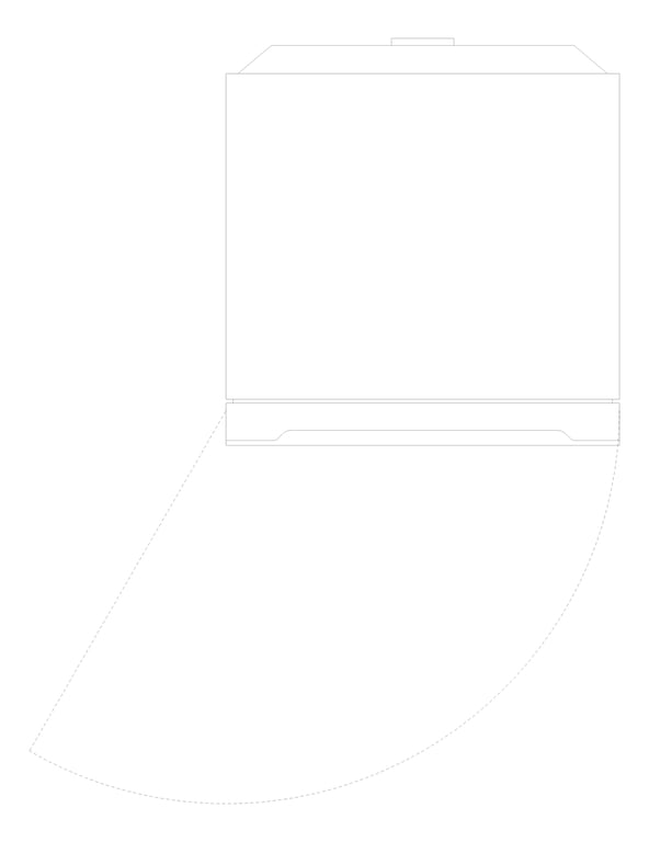 Plan Image of Refrigerator Freezer Westinghouse 425L