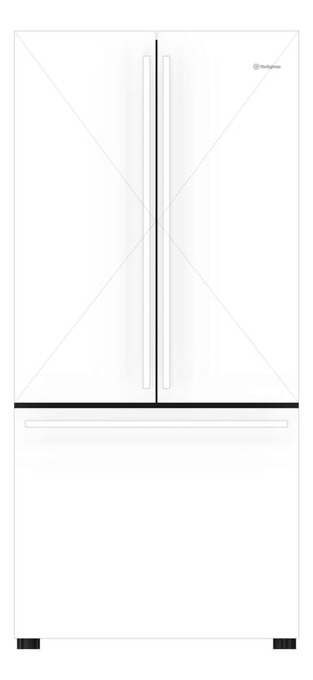Front Image of Refrigerator FrenchDoor Westinghouse 491L