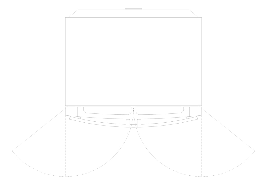 Plan Image of Refrigerator FrenchDoor Westinghouse 565L