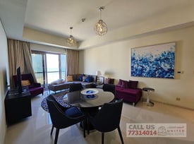 Seaview 2 BHK  Furnished Apartment in Lusail - Apartment in Lusail City