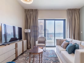 Fully Furnished 2-BR with Sea Views in Lusail - Apartment in Burj DAMAC Waterfront