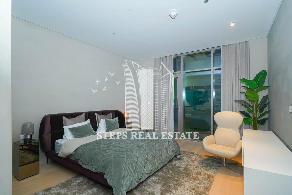 Amazing Sea View 1BHK In Waterfront Lusail - Apartment in Lusail City