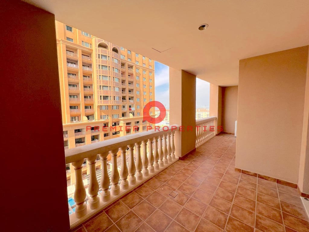 Spacious Balcony! Porto Arabia,1 Bedroom Apartment - Apartment in Porto Arabia