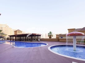 Huge 1BHK w/ Balcony, Pool & Garden View - Apartment in Porto Arabia