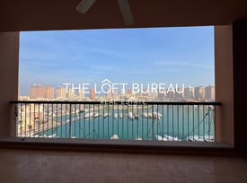 Direct Marina View! Semi Furnished 2BR! Balcony - Apartment in Porto Arabia