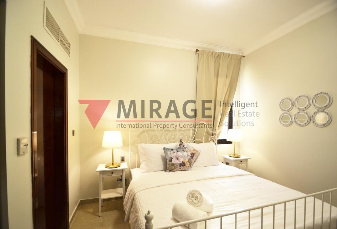 1 Bedroom Semi Furnished Apt with private terrace - Apartment in Mirage Villas