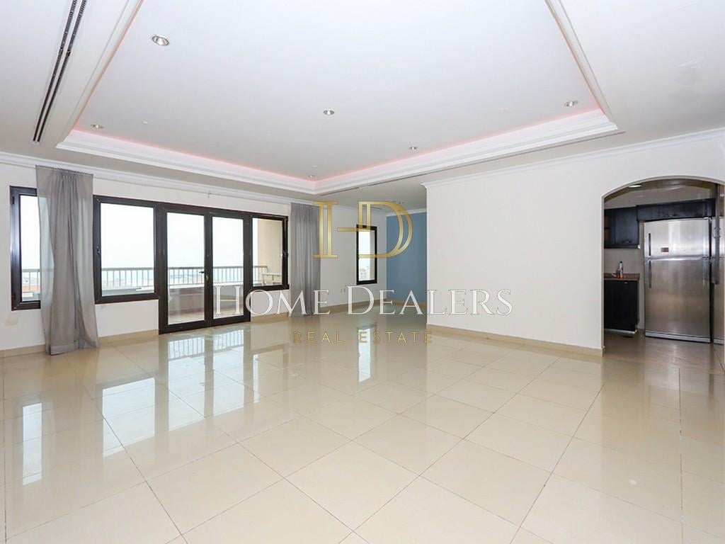 Sea View 3BR + Maids Room | Semi Furnished | Porto - Apartment in West Porto Drive