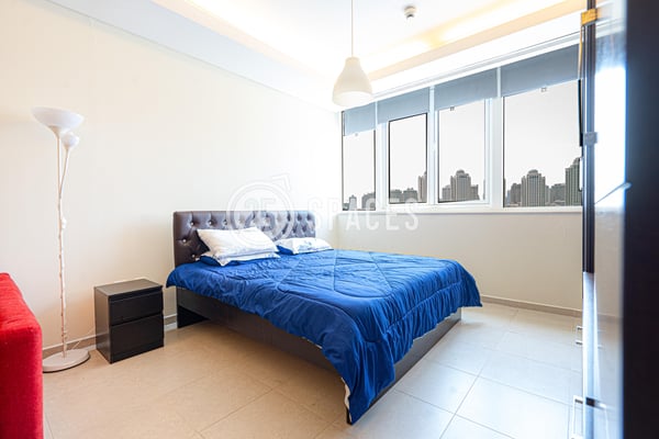 Furnished Studio Apt. with Balcony in Viva Bahriya - Apartment in Viva East