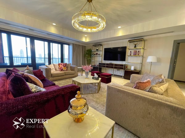 3BR Full Marina View W/ Glass-Enclosed Balcony +M - Apartment in Porto Arabia